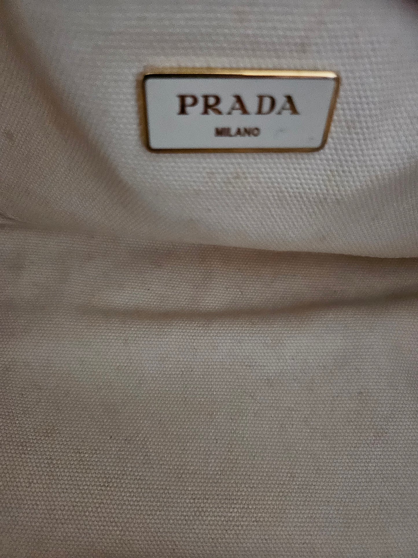 Prada Canapa tote bag