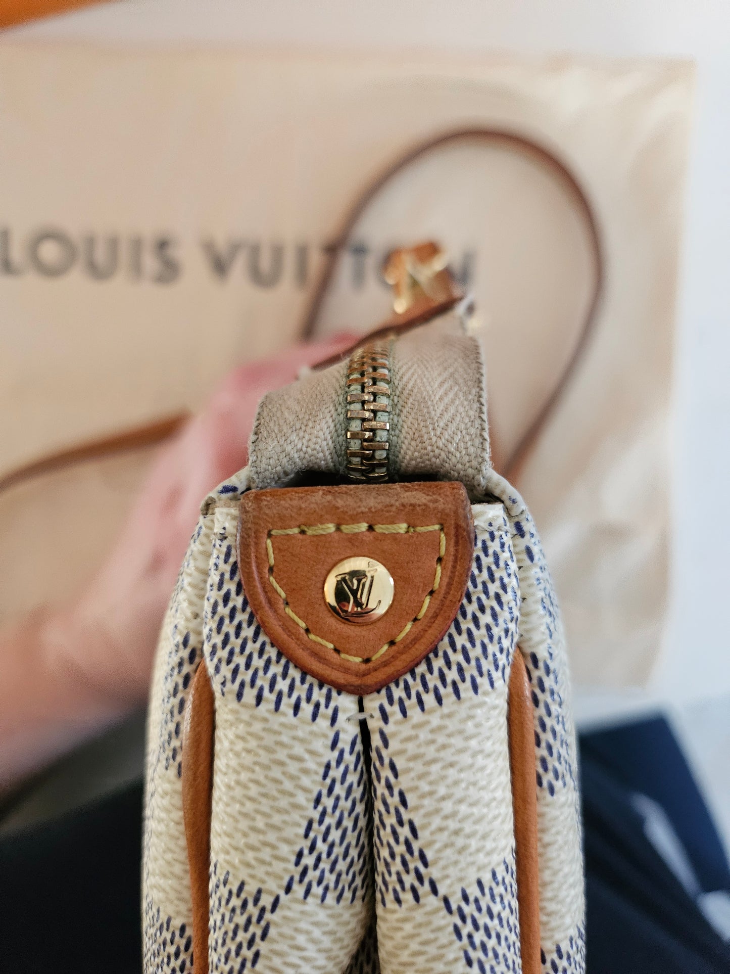 Louis Vuitton Eva Damier Azur