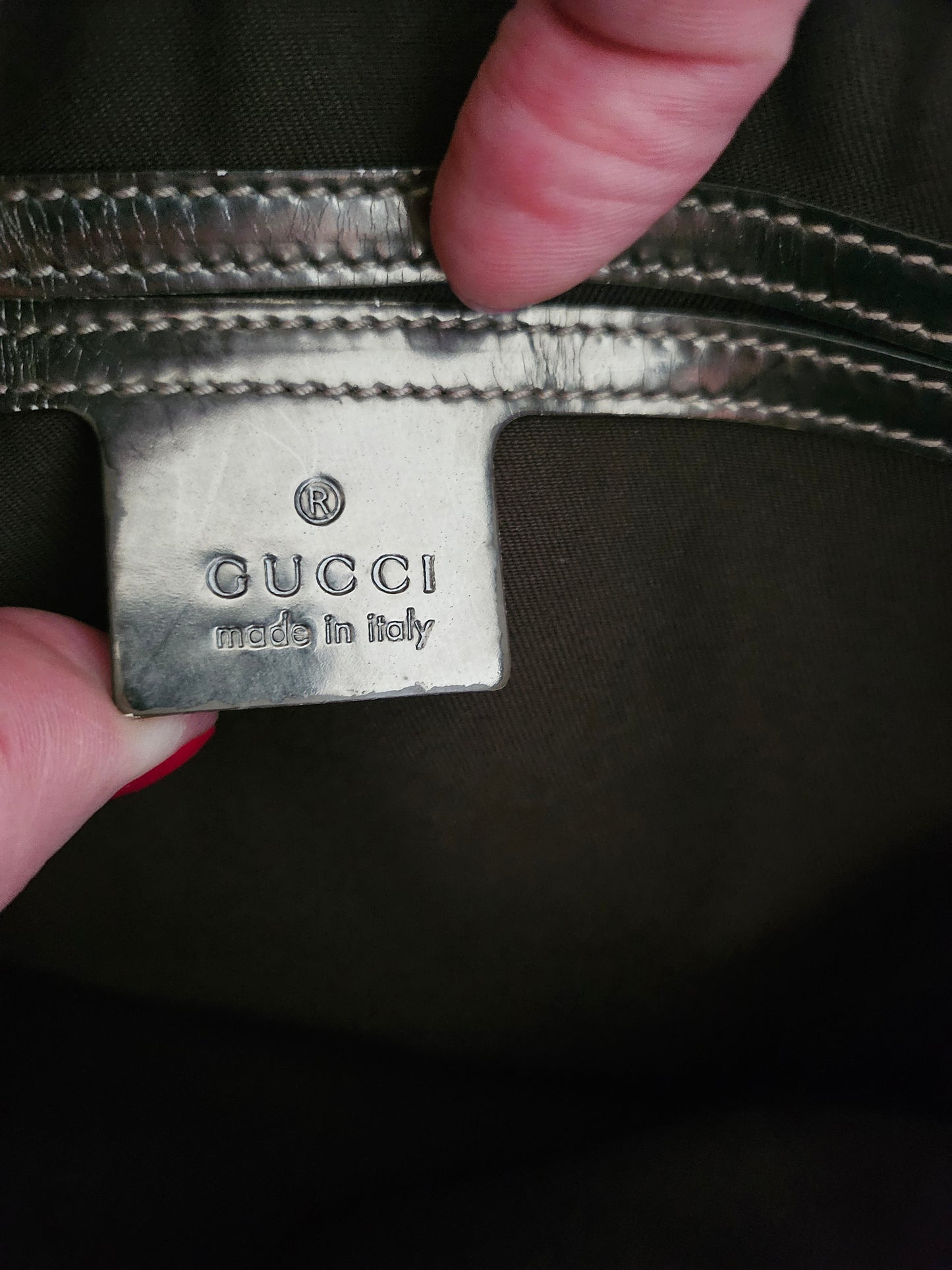 Gucci GG canvas handbag