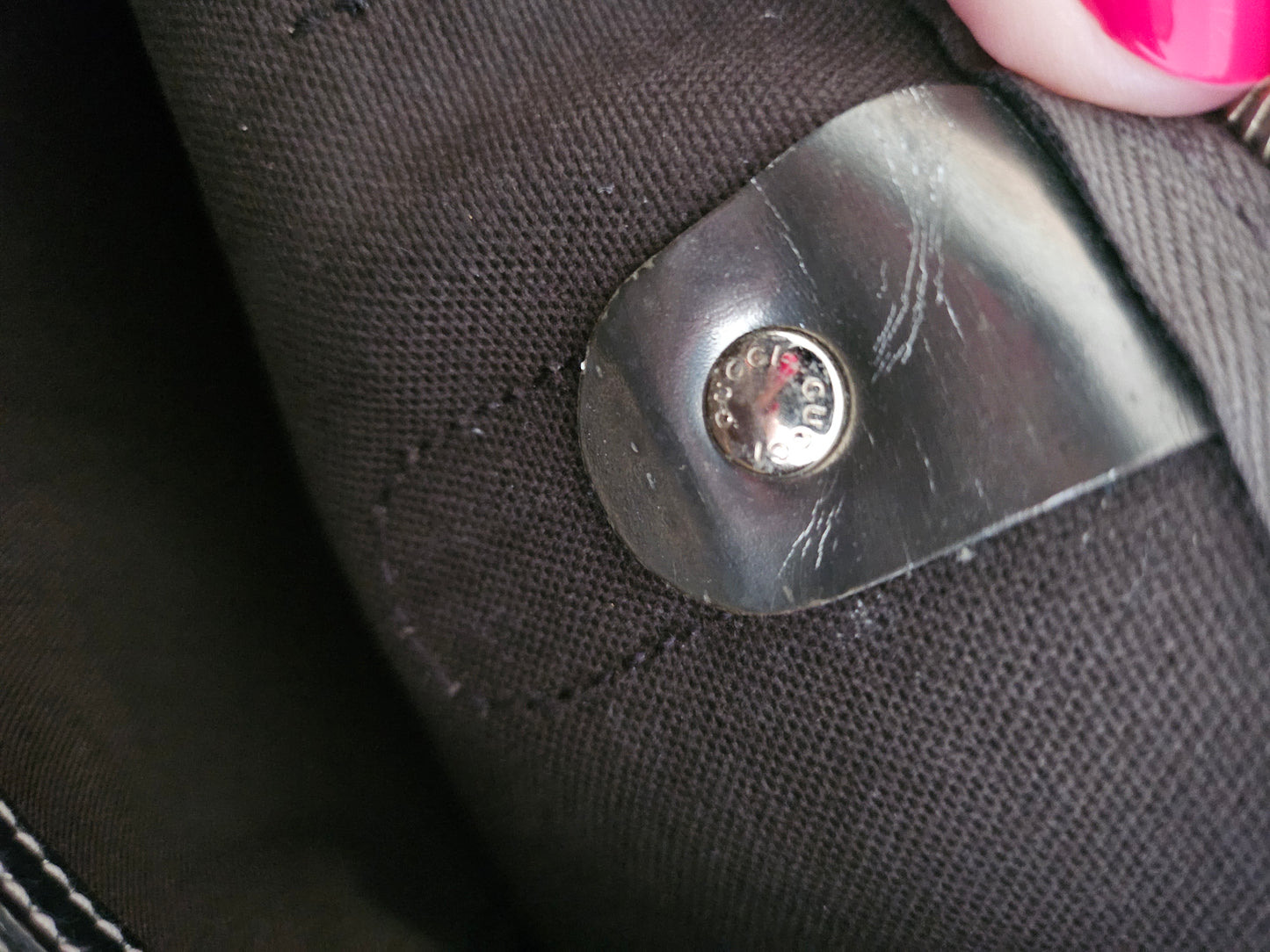Gucci GG canvas handbag