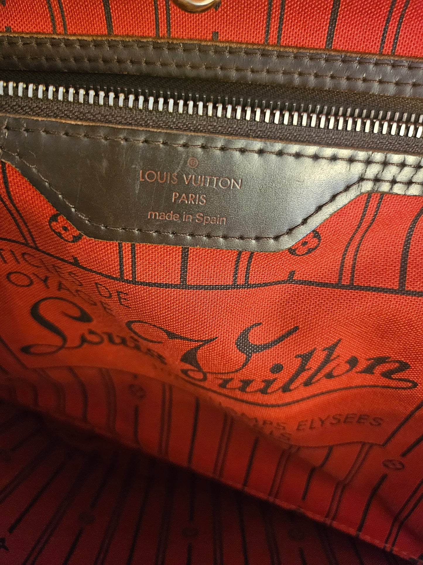 Louis Vuitton Neverfull MM Damier Ebene