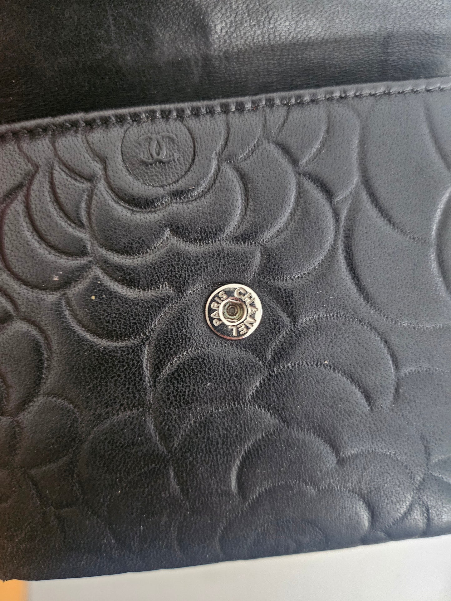 Chanel Camelia Trifold wallet