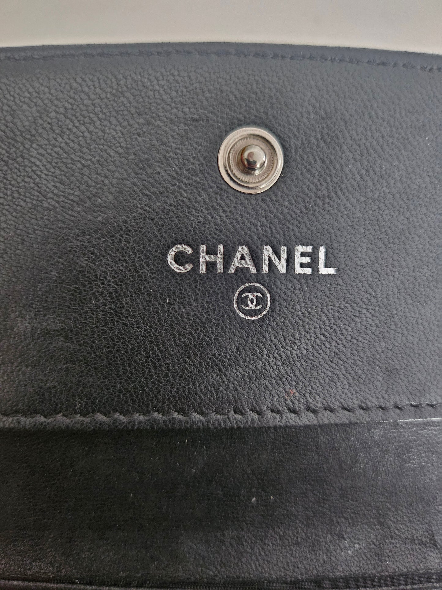 Chanel Camelia Trifold wallet