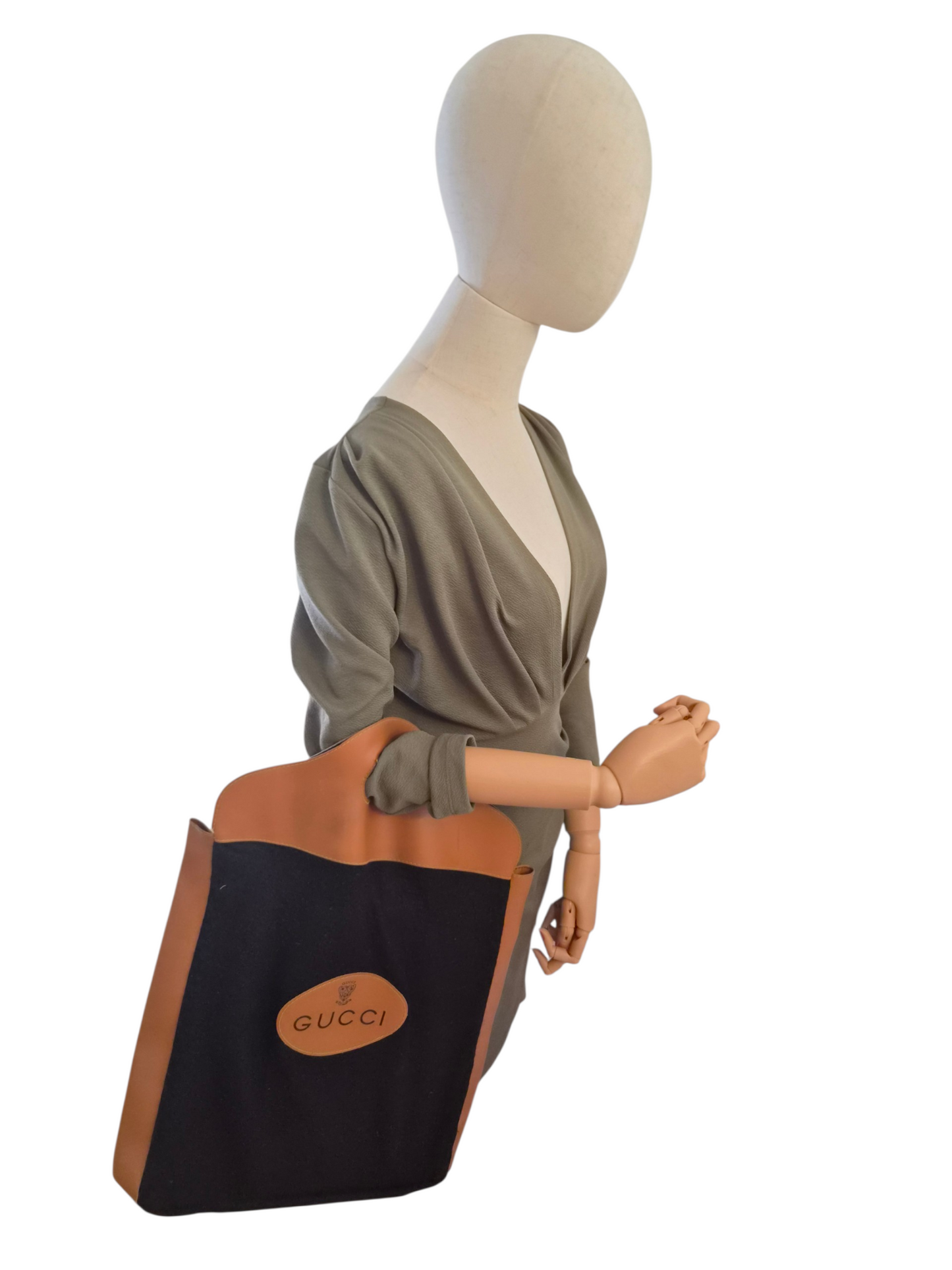 Gucci Felt Shopper tote